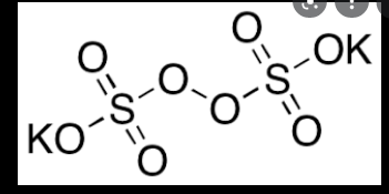 過硫酸鉀 結構式